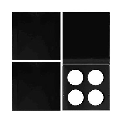 4 color DIY eyeshadow palette 26mm high pigmented waterproof private label