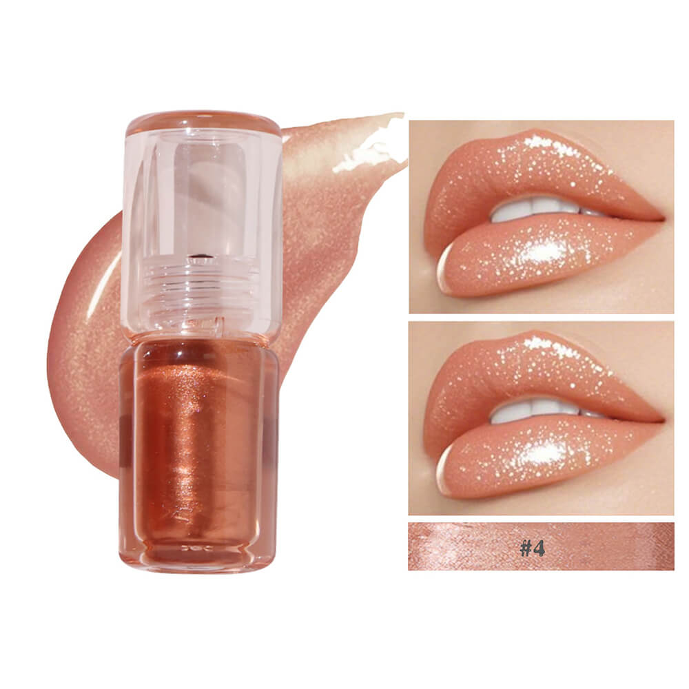 8-Color Lip Glaze Pearlescent Nourishing Moisturizing Shimmer Lip Gloss