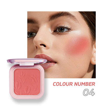 9 color blush palette cheek brighten powder high pigmented waterproof