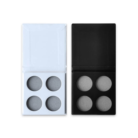 4 color DIY eyeshadow palette 26mm high pigmented private label