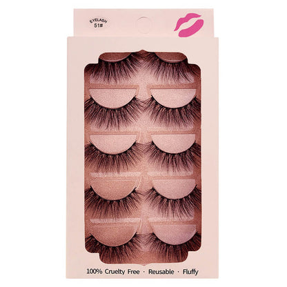 3D mink false eyelash reusable natural lash thick easy to wear cruelty free