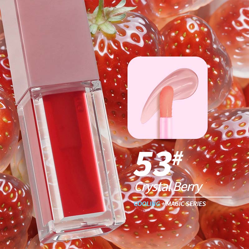 54 Color Lip Oil Botanical Moisturizing Lip Plumping Lip Gloss Color-changing Vegan