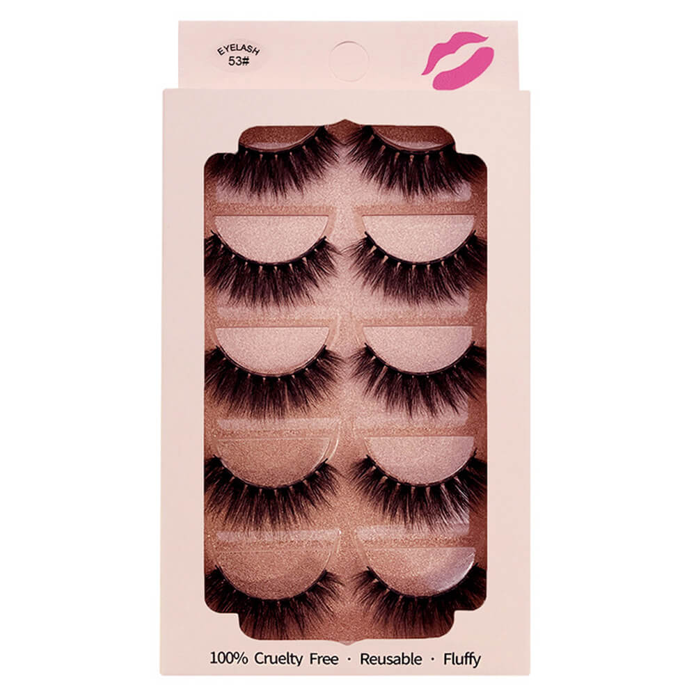 3D mink false eyelash reusable natural lash thick easy to wear