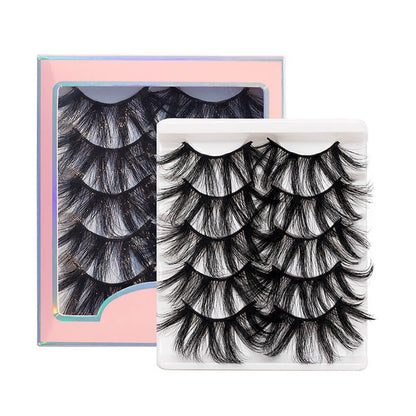 25mm 5D mink eyelashes false eyelash lengthen thicken volume