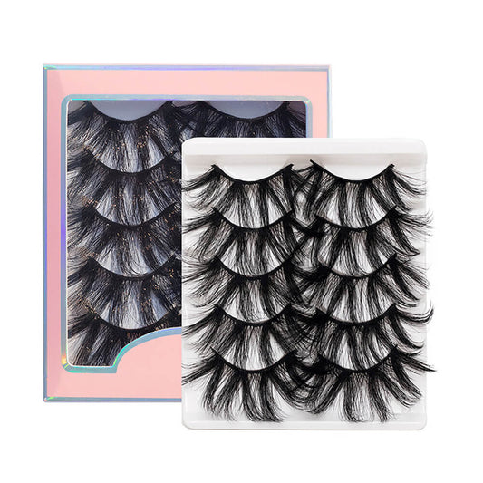 25mm 5D mink eyelashes false eyelash lengthen thicken volume