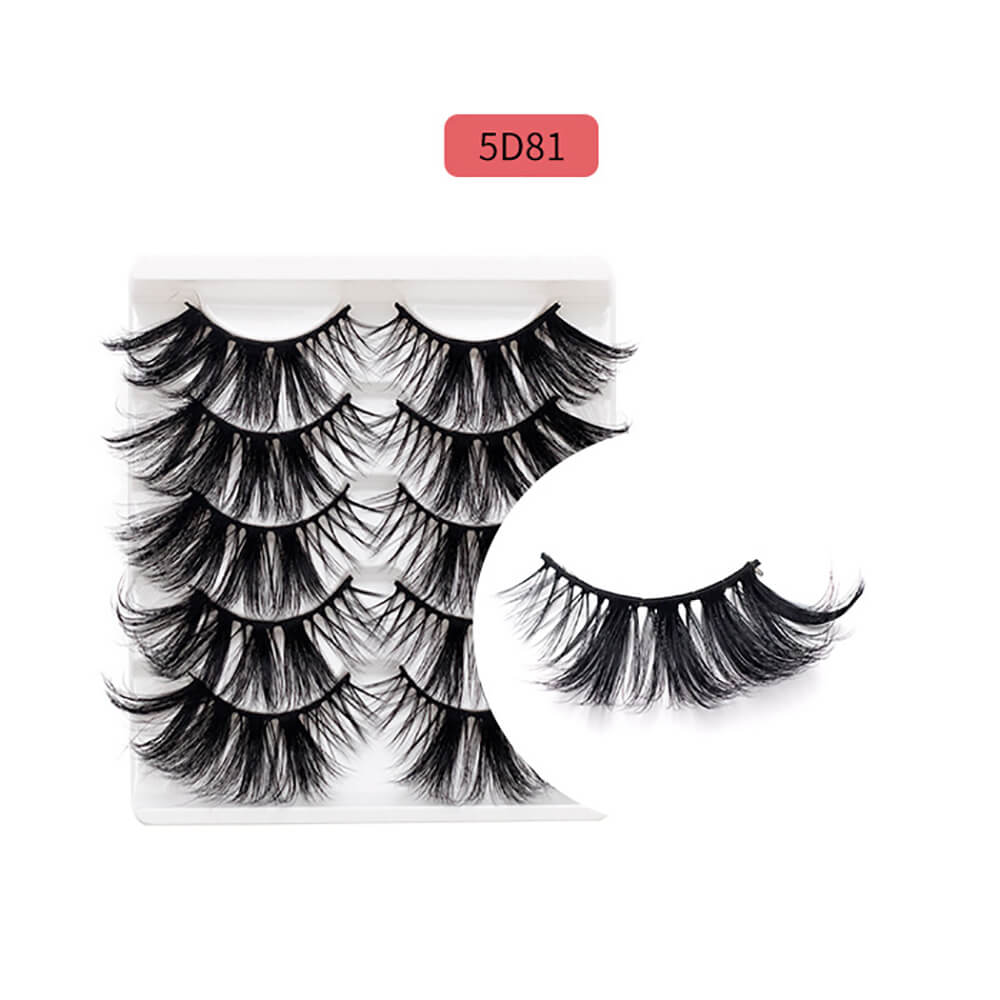 25mm 5D mink eyelashes false eyelash lengthen thicken volume
