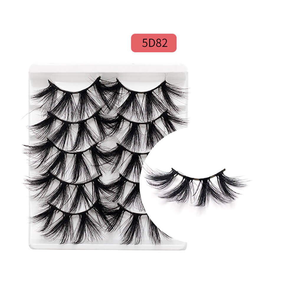 25mm 5D mink eyelashes false eyelash lengthen thicken volume