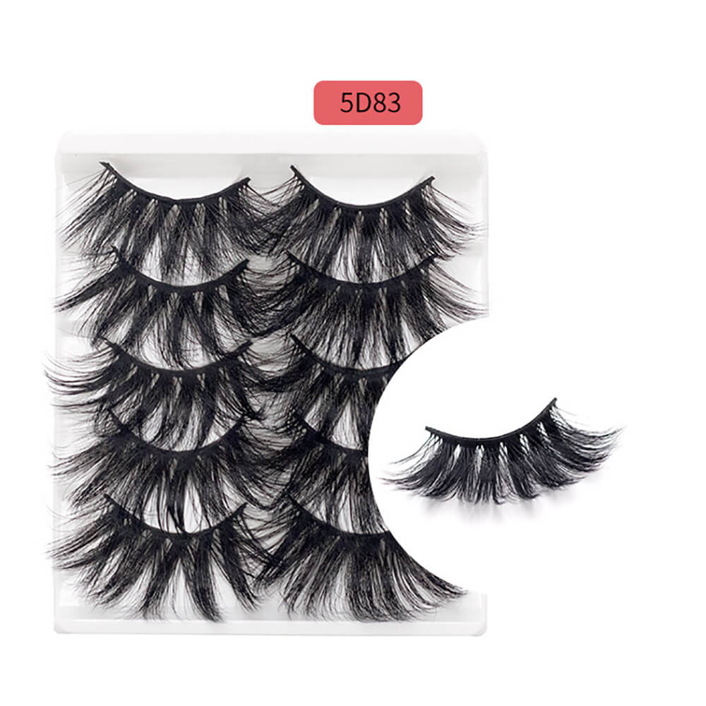 25mm 5D mink eyelashes false eyelash lengthen thicken volume