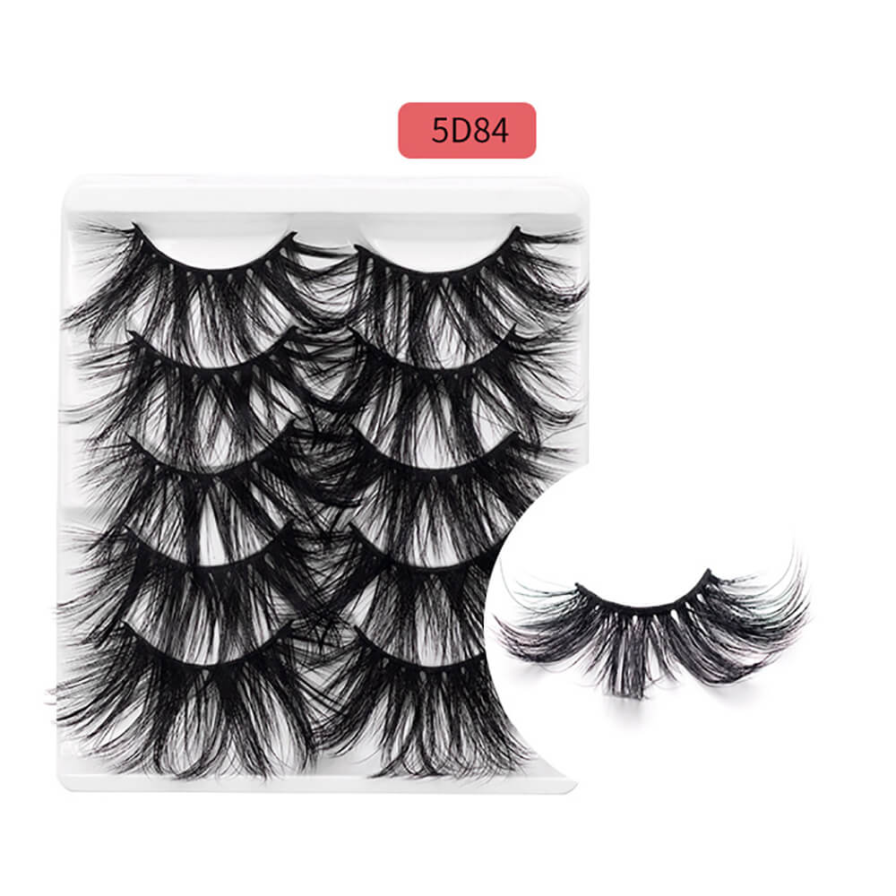 25mm 5D mink eyelashes false eyelash lengthen thicken volume