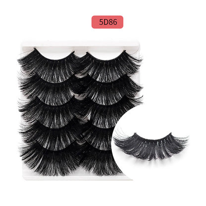25mm 5D mink eyelashes false eyelash lengthen thicken volume