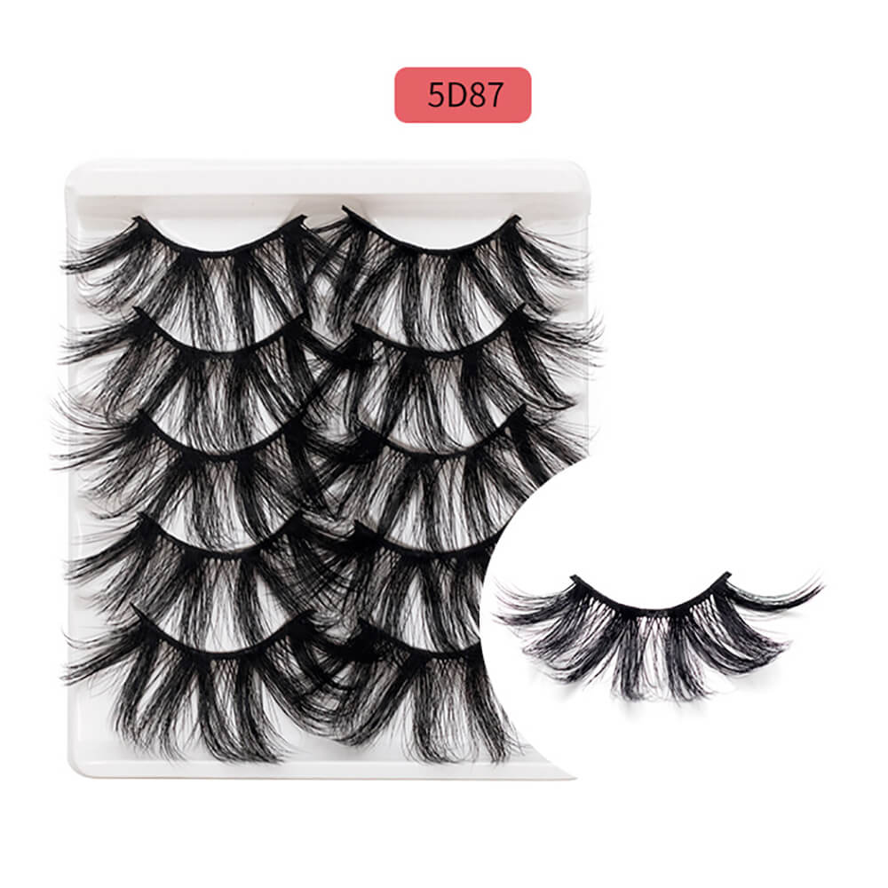 25mm 5D mink eyelashes false eyelash lengthen thicken volume