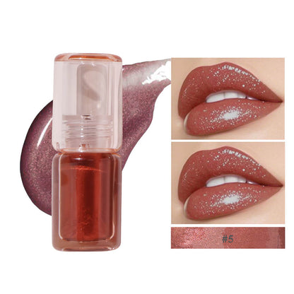 8-Color Lip Glaze Pearlescent Nourishing Moisturizing Shimmer Lip Gloss