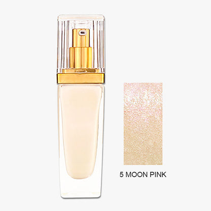 6 Color Liquid Highlighter Spray Face Body High Pigmented Long Lasting