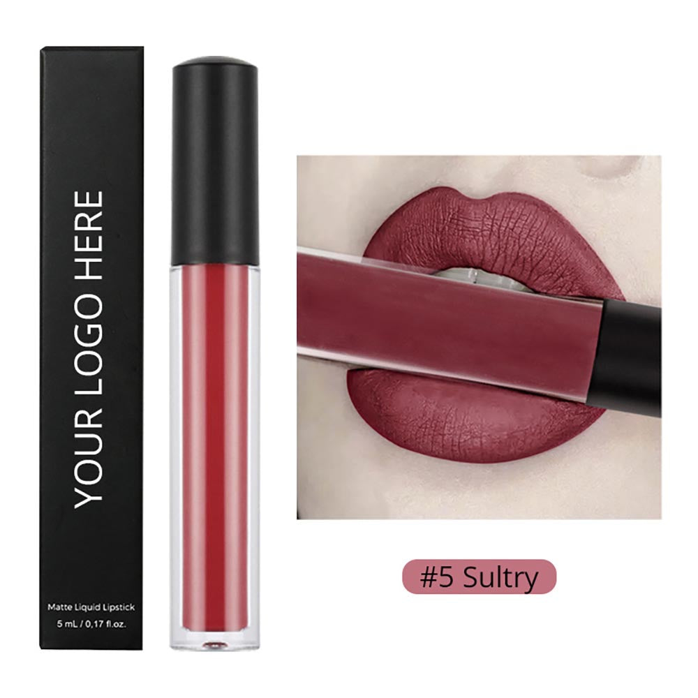 30-color Brown Matte Liquid Lipstick Nude Velvet Mist Lip Cream Cruelty-free