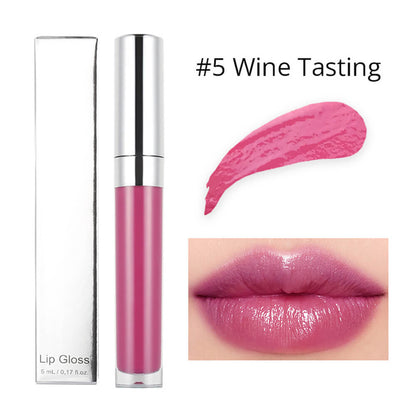 20 Color High Shine Lip Gloss Nude Lip Glaze High Pigmented Plumping Vegan