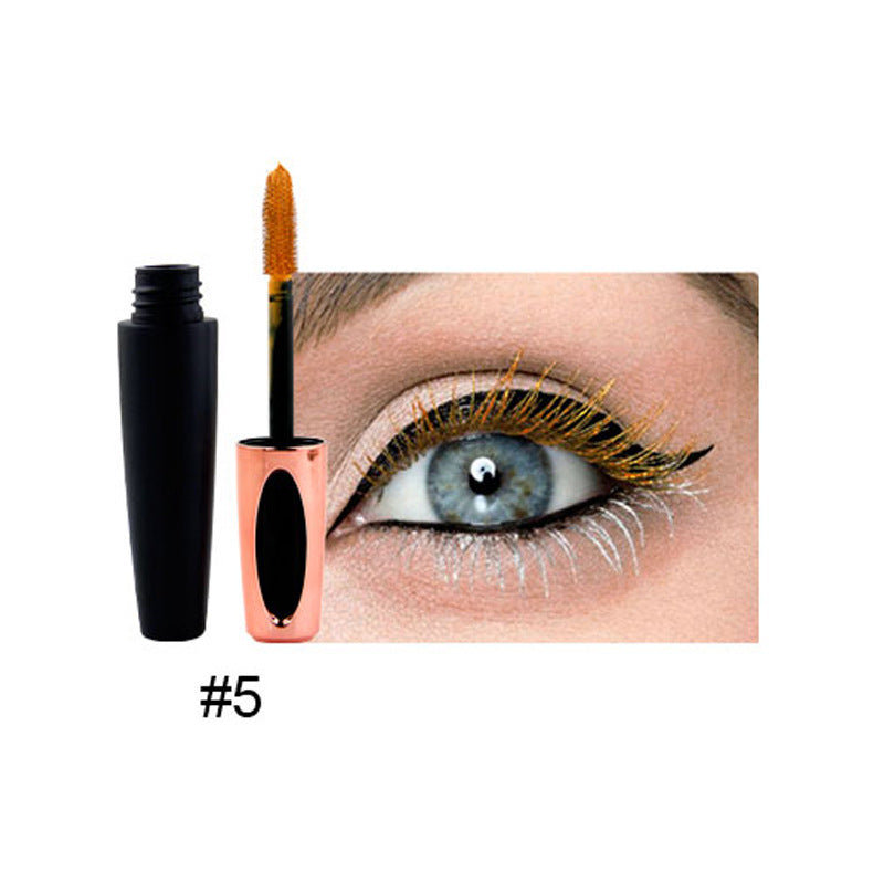 10-Color Colored Mascara 3D Full Volume Waterproof Thick Curling Long Lasting Vegan