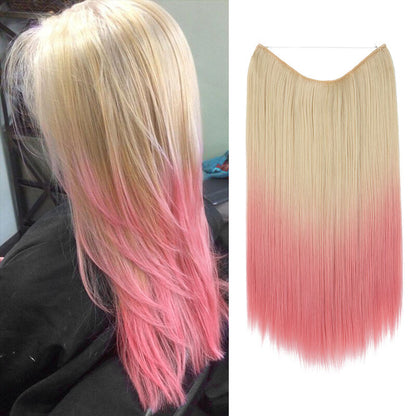 Long straight hair extensions women wigs natural wig one-piece