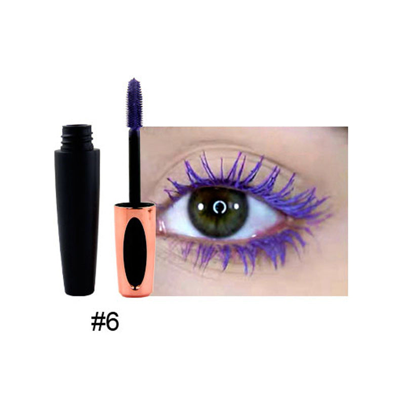 10-Color Colored Mascara 3D Full Volume Waterproof Thick Curling Long Lasting Vegan
