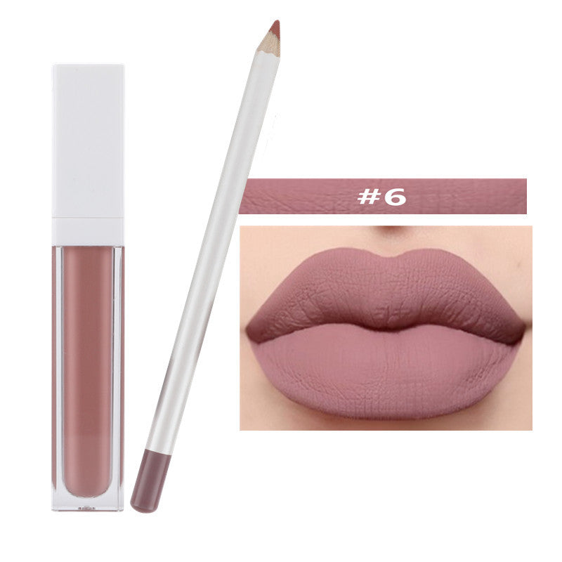 21 Color Liquid Lipstick & Lip Liner Set Matte Waterproof Long Lasting Vegan