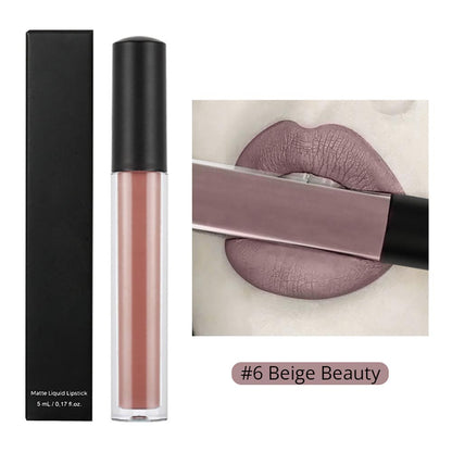 30-color Brown Matte Liquid Lipstick Nude Velvet Mist Lip Cream Cruelty-free