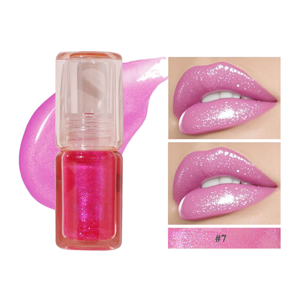 8-Color Lip Glaze Pearlescent Nourishing Moisturizing Shimmer Lip Gloss
