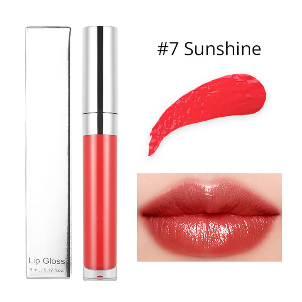 20 Color High Shine Lip Gloss Nude Lip Glaze High Pigmented Plumping Vegan