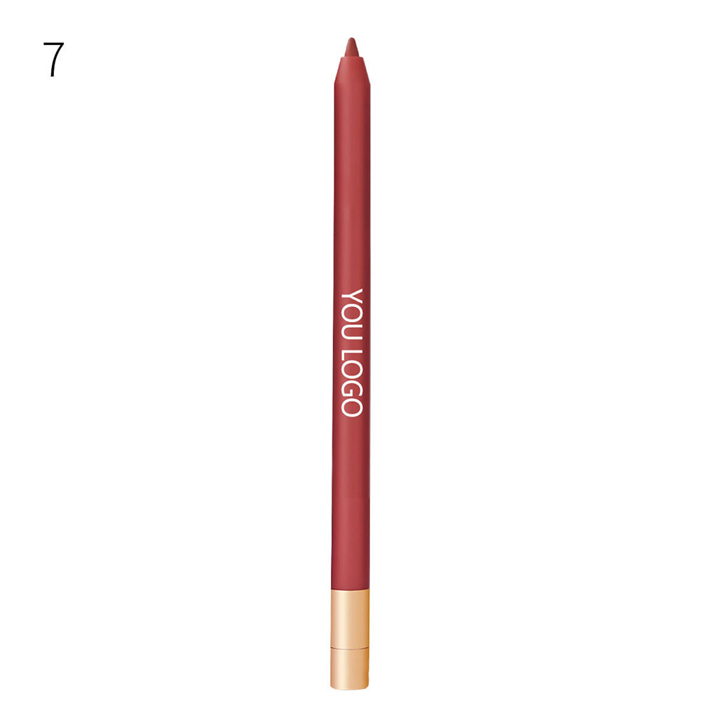 20 Color Matte Lip Liner high pigment Lip Line Pen Nude Long-Lasting Waterproof