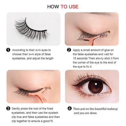5 pairs 8D mink eyelash false lash fried hair multi-layer thick fluffy