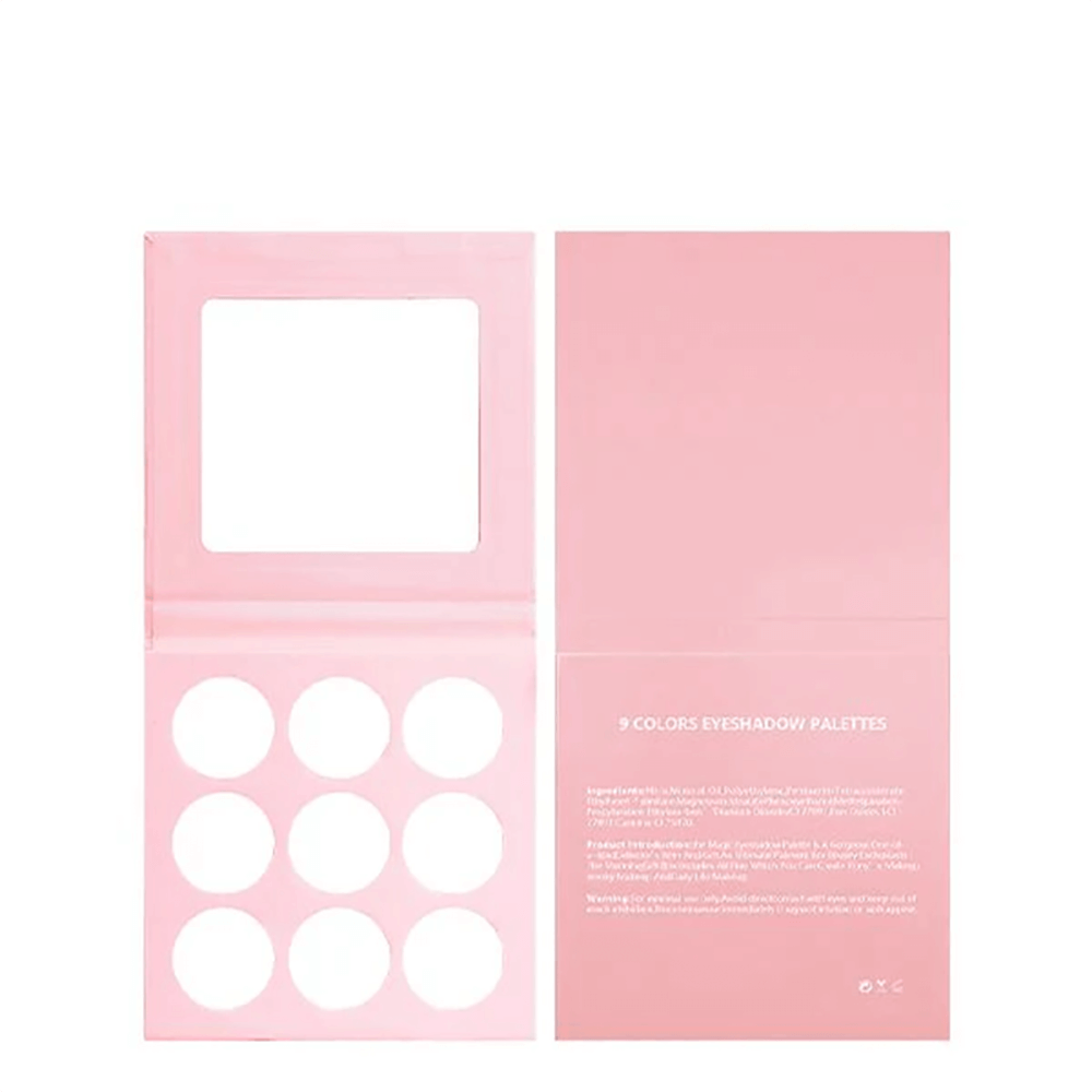 9 color DIY eyeshadow palette 26mm high pigmented waterproof