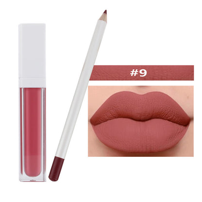 21 Color Liquid Lipstick & Lip Liner Set Matte Waterproof Long Lasting Vegan