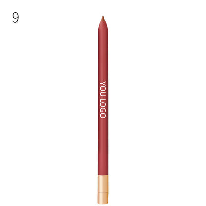 20 Color Matte Lip Liner high pigment Lip Line Pen Nude Long-Lasting Waterproof
