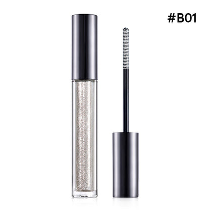 14-Color Chameleon Mascara Lengthening Waterproof Shimmer Long-Lasting