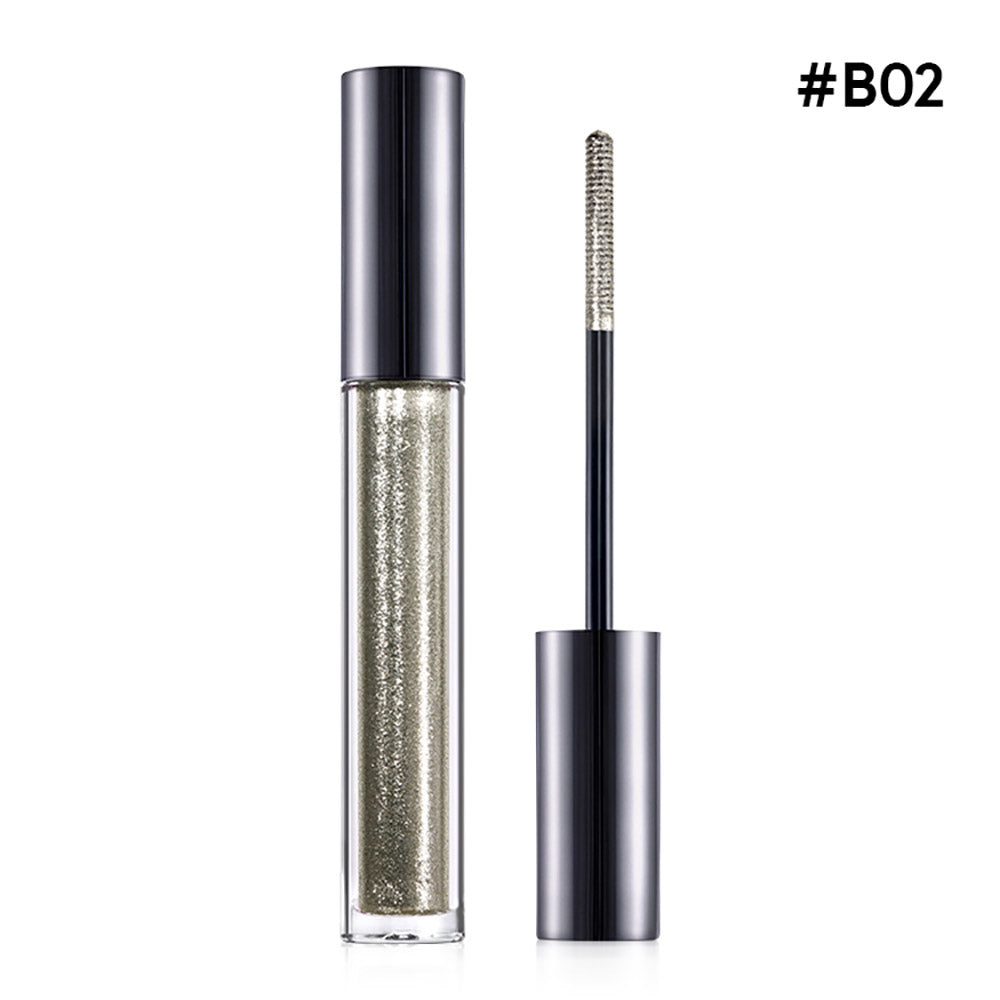 14-Color Chameleon Mascara Lengthening Waterproof Shimmer Long-Lasting