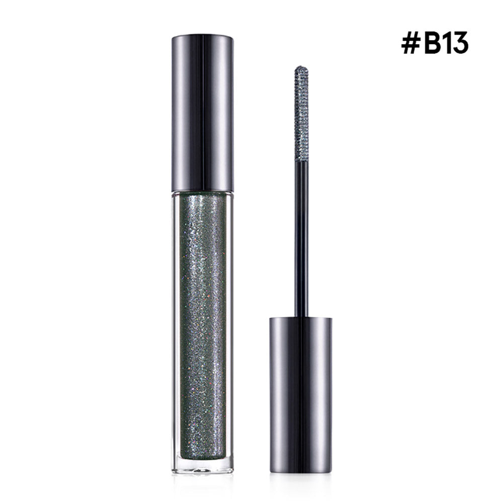 14-Color Chameleon Mascara Lengthening Waterproof Shimmer Long-Lasting