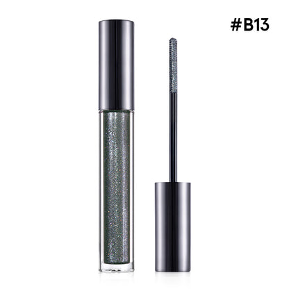 14-Color Chameleon Mascara Lengthening Waterproof Shimmer Long-Lasting