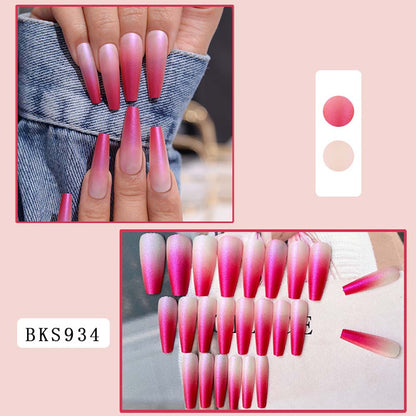 Press On Nails Reuseable Nail Covers Nail Stickers Fake Nail Pieces 24-piece