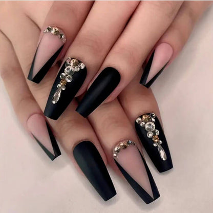 Manicure collection nail patch press on nail fake nail 24pcs