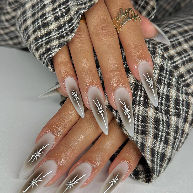 Press on nail collection manicure nail patch fake nail 24pcs