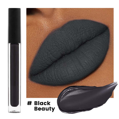 6 Colors Green Black Liquid Matte lipstick Long-lasting Face Paint OEM ODM