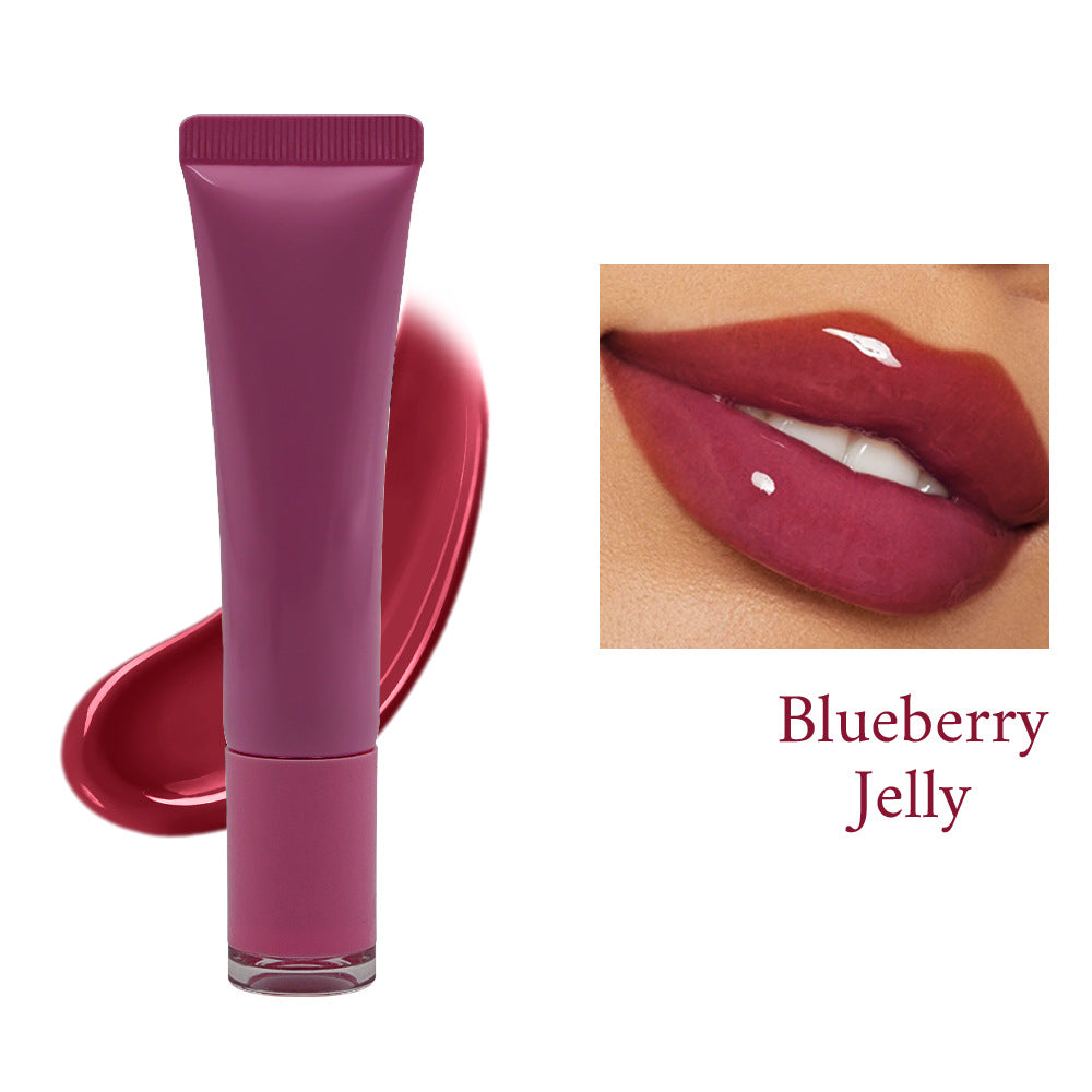 8 Color Lip Plumping Lip Gloss Moisturizing Natural Lip Balm Vegan Cruelty Free