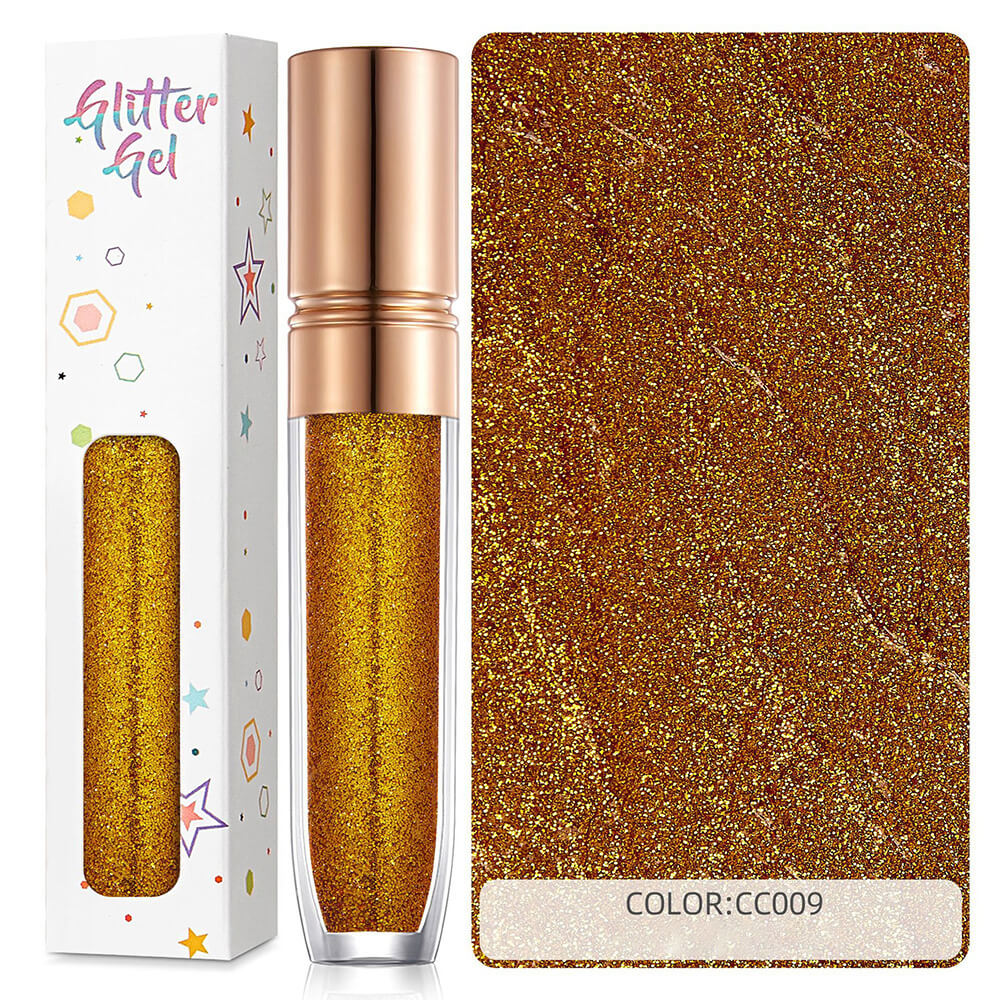 34 color eyeshadow gel glitter gel mermaid flash gelatin no glue required