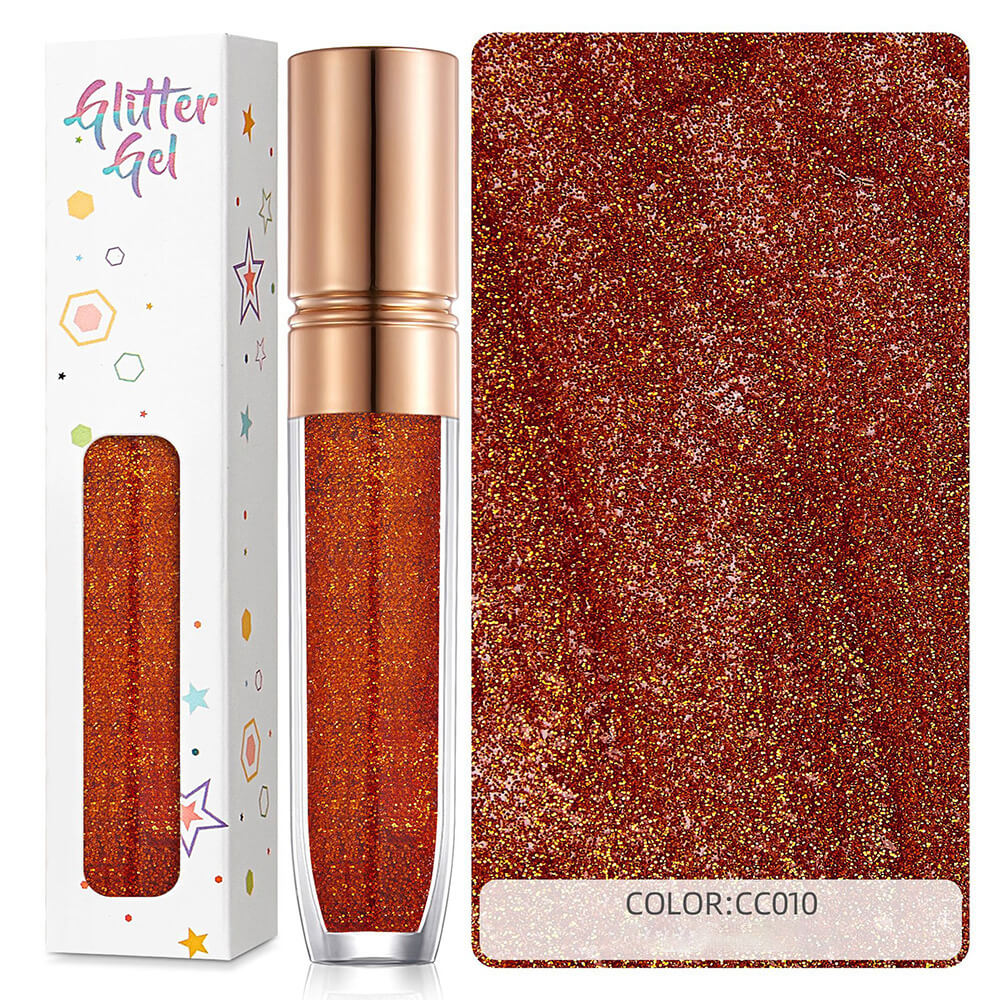 34 color eyeshadow gel glitter gel mermaid flash gelatin no glue required