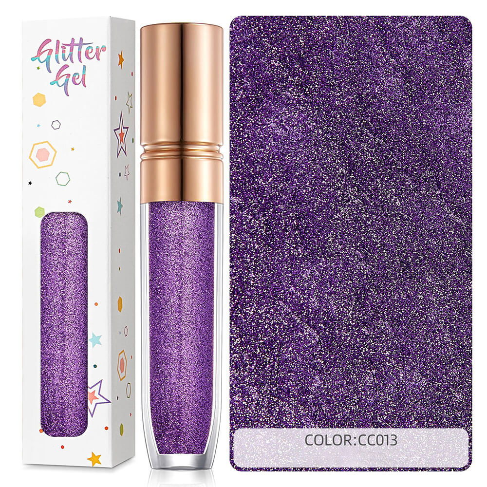 34 color eyeshadow gel glitter gel mermaid flash gelatin no glue required