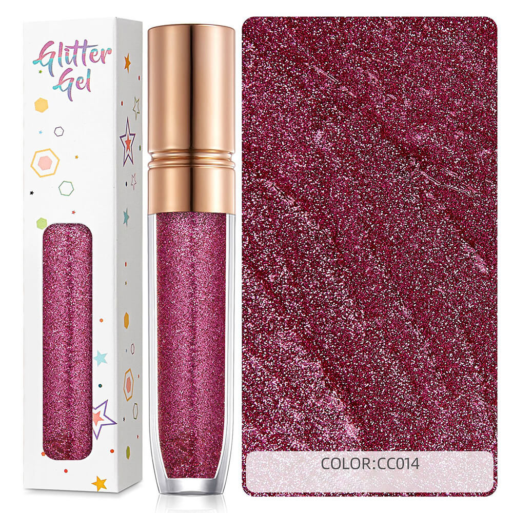 34 color eyeshadow gel glitter gel mermaid flash gelatin no glue required