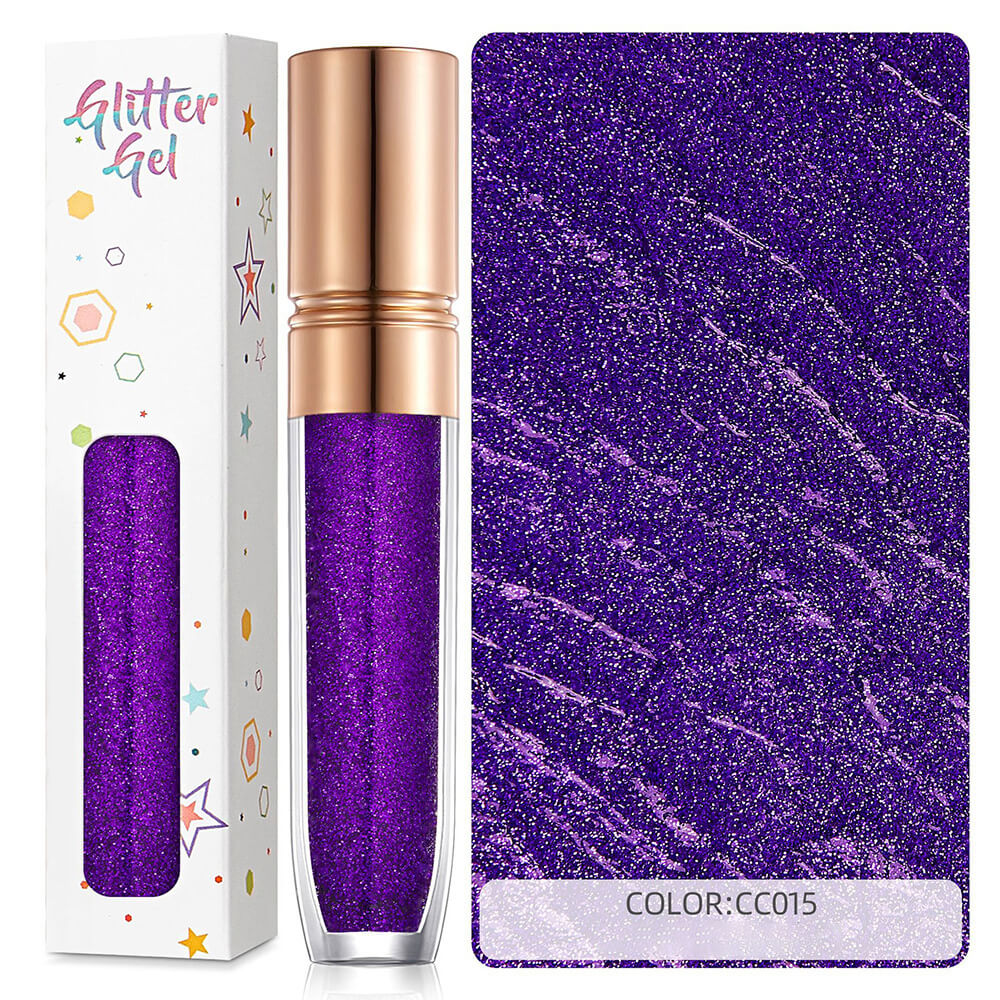 34 color eyeshadow gel glitter gel mermaid flash gelatin no glue required