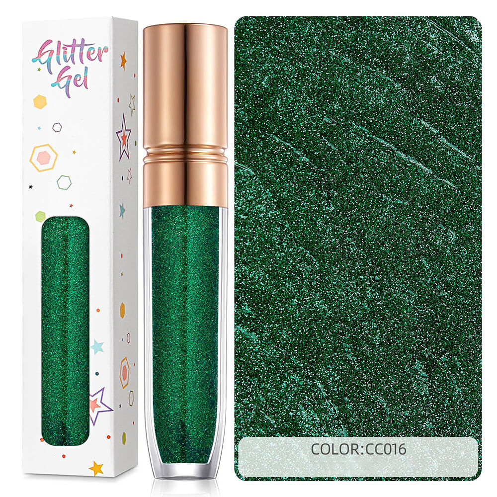 34 color eyeshadow gel glitter gel mermaid flash gelatin no glue required