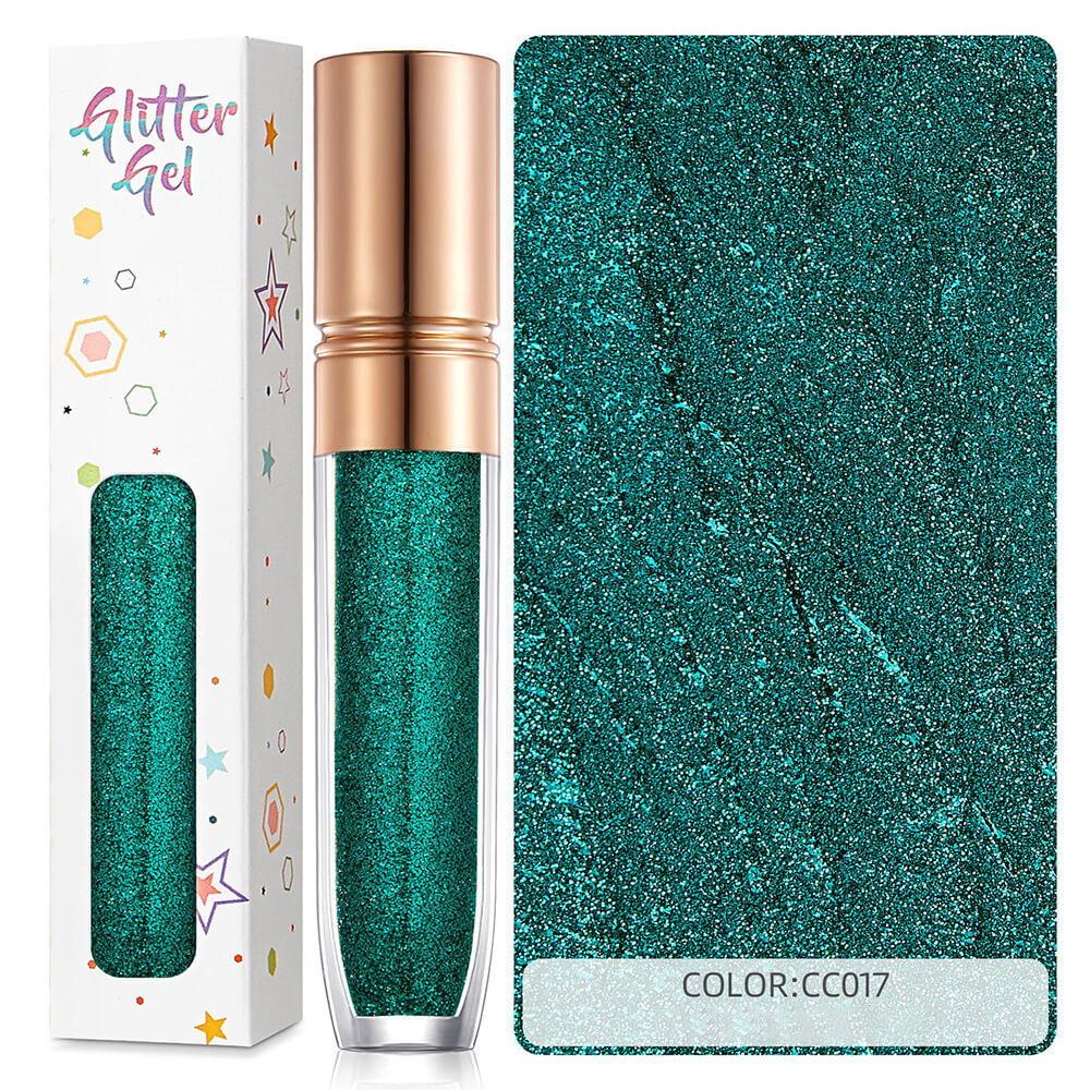 34 color eyeshadow gel glitter gel mermaid flash gelatin no glue required