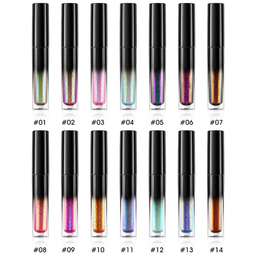 14 Color Chameleon Liquid Lipstick Matte Metallic Lipstick Waterproof Long Lasting