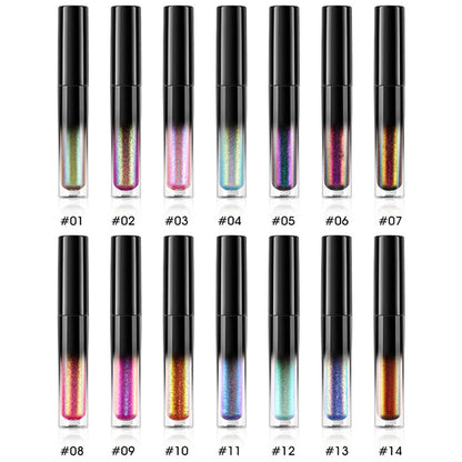 14 Color Chameleon Liquid Lipstick Matte Metallic Lipstick Waterproof Long Lasting