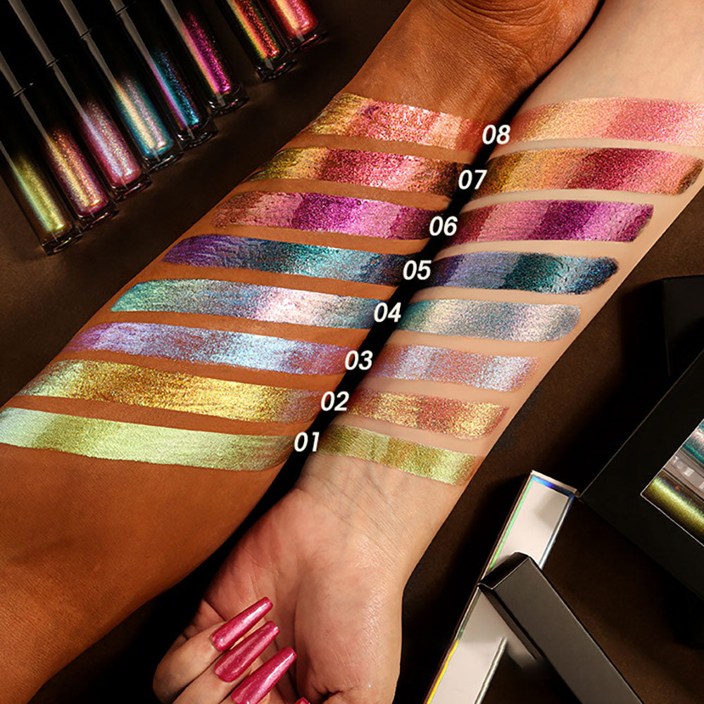 14 Color Chameleon Liquid Lipstick Matte Metallic Lipstick Waterproof Long Lasting